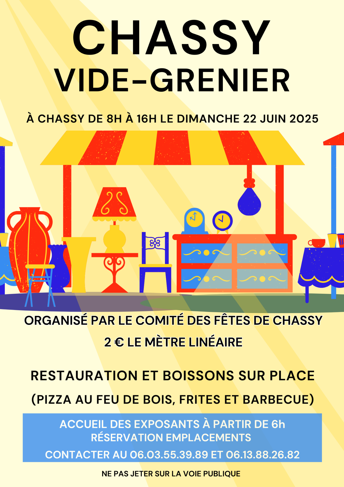 Vide grenier à Chassy