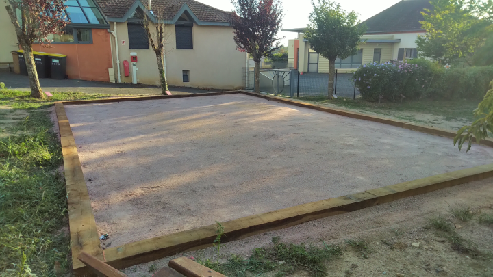 Terrain de pétanque