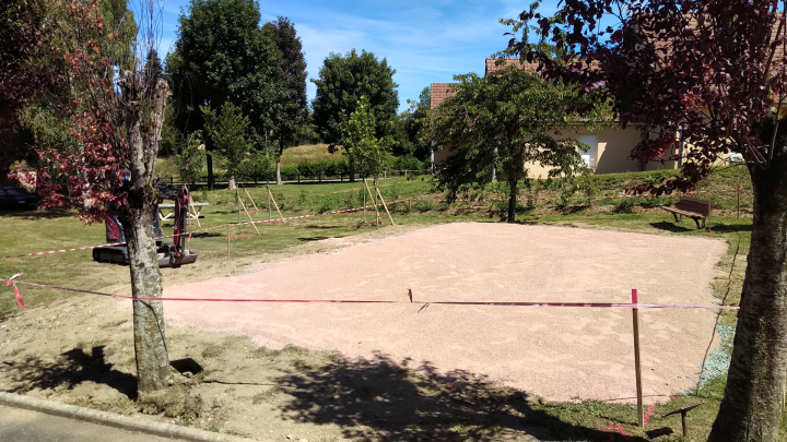 Terrain de pétanque