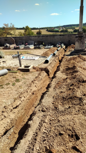 Travaux cimetière