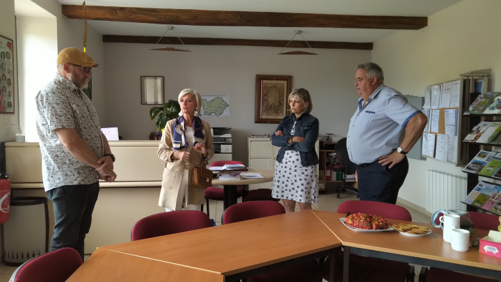 Visite de Josiane Corneloup